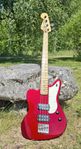 Fender jaguar reversed pawn shop bass