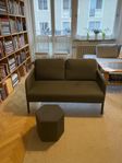 Ikea-soffa Glostad inkl pall/bord säljes 