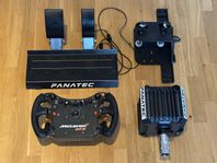 Fanatec CSL DD McLaren GT3 bundle + metall bordsfäste