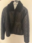 Louis Vuitton Shearling Embossed Monogram Jacket