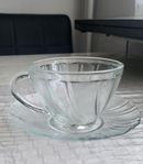 Nytt tekoppsset i glas