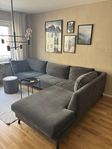 Mio Madison 3-sitssoffa med divan – Mörkgrön