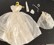Barbie vintage bröllopsklänning 