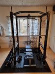 Hemmagym powercage powerrack med lats