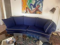 Mörkblå 3 sits soffa