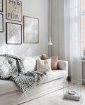 3-sitssoffa från IKEA med tyg från Bemz 