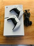 PlayStation 5 Slim + 2 handkontroller – Kvitto & garanti!