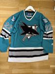 Dahlén San Jose Sharks (M/L) Hockeytröja NHL Jersey retro