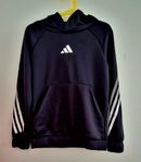 Svart huvtröja Adidas i storlek 116