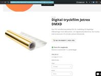 Skärvinyl blank guld metallic till skärplotter