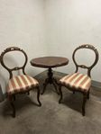 Mahogny bord & stolar