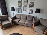 3 sits soffa och 2 fotöljer