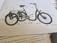 monark trehjuling 20 tum