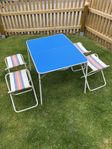 Retro campingbord och stolar Origo