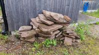 Kalksten/Ölandssten röd oregelbunden
