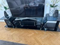 tv med bänk