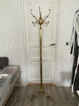 Exklusiv vintage tamburmajor klädhängare i mässing