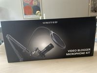 Mikrofon för blogg, stream och podd