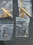 halsband i silver/platterat 18k guld