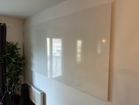 Whiteboard Tavla Lintex Air Vit 2490x1190 Skänkes