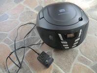 portabel stereo cdspelare cd spelare radio clas ohlson
