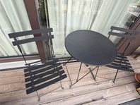 Möbler till balkong/utomhus plats 