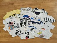 Klädpaket pojke t-shirt sommar strl 110/116 mkt fint skick