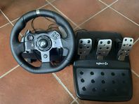 Logitech G920 Ratt & pedal