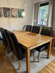 Matgrupp med 6st stolar