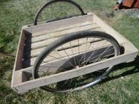 cykelkärra cykel kärra vagn 28 tum retro 1950-60-tal