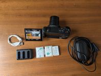 Sony ZV1 – 4K, grym autofokus, 4 batterier, dummy batt, ca