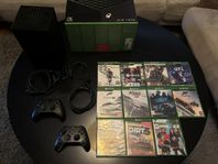 Xbox Series X 1Tb + 2 kontroller / 11spel