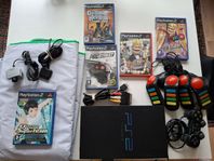 PS2 + Stort Spelpaket 