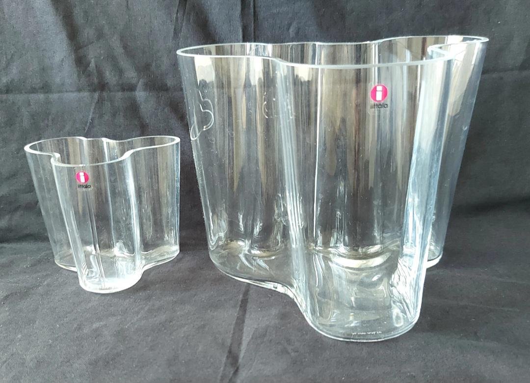 2 st ITTALA Glasvaser Alvar A...