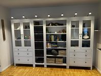 IKEA bokhylla komplett med belysning