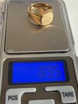 klackring i 18k guld