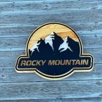 Rocky mountain bikes - väggskylt