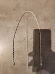 Silverkedja, halsband & armband, 925 silver