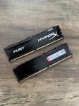 HyperX Fury DDR4 16GB (2x8GB) 2666MHz – Fint skick