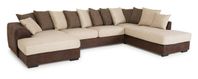 Cuba 5-sits U-formad Soffa med Divan och Schäslong 