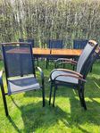 Hillerstorp utemöbler, bord+6 stolar