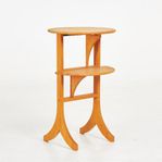 Cakestand Fällbord brickbord soffbord björk lövträ sidob