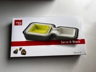 Stapelbara skålar - servering skålar från Vacuvin