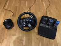 Logitech G920 ratt med pedaler och växelspak