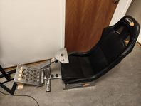 Playseat Evolution + Ratt & pedaler