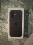 iPhone 16 svart, 128gb helt ny