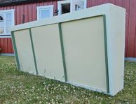 Köksskåp/väggskåp från 40-talet med tre dragluckoruckor