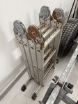 multistege/fällbar stege aluminium 