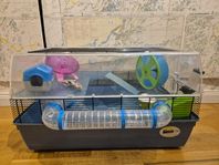Hamsterbur med fullt kit