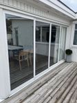 Glaspartier till uterum 